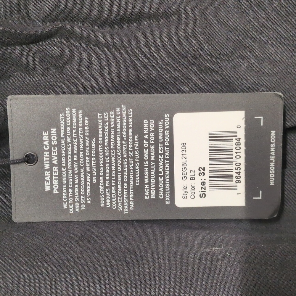HUDSON Wide Leg Paperbag Waist Jeans High Rise Trouser Pant | 32 | NWT - Picture 6 of 12